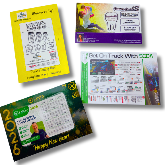 Laminated Magnetic Mailer.  Coupons, Kitchen Measurements and Calendars