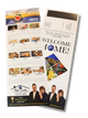 Real estate calendar with promotional text and images on a white background. Magnetic Mailing.