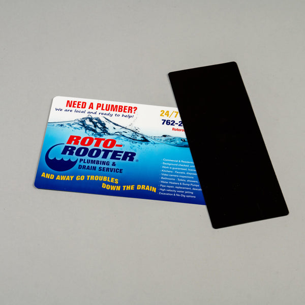 Saturation mail magnet postcard ready for a USPS carrier-route saturation drop.